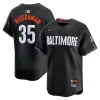 Men's Baltimore Orioles Adley Rutschman Black City Connect Replica Player Name Jersey