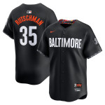 Men's Baltimore Orioles Adley Rutschman Black City Connect Replica Player Name Jersey