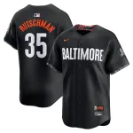 Men's Baltimore Orioles Adley Rutschman Black City Connect Replica Player Name Jersey
