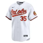 Men's Baltimore Orioles Adley Rutschman White Home Elite Jersey