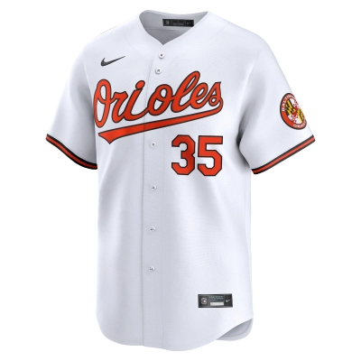 Men's Baltimore Orioles Adley Rutschman White Home Elite Jersey 02