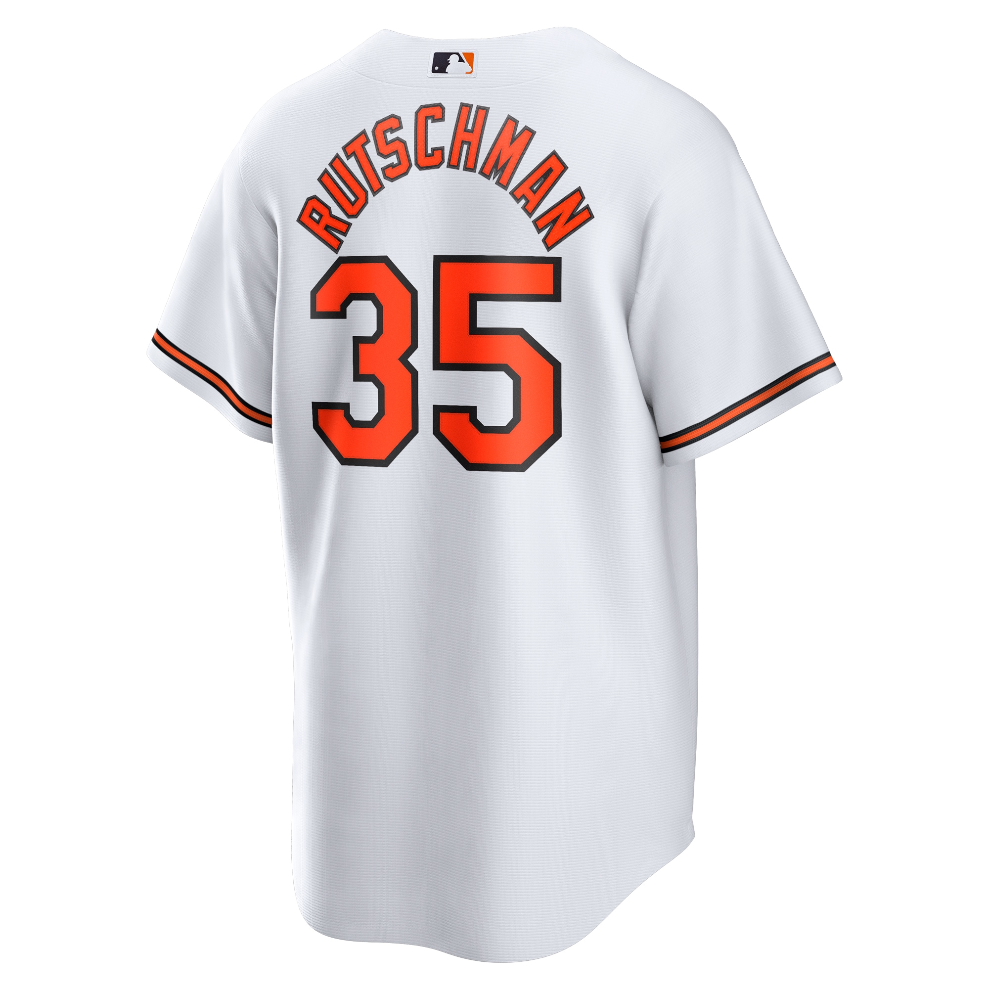 Men's Baltimore Orioles Adley Rutschman White Home Replica Player Name Jersey
