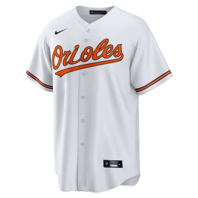 Men's Baltimore Orioles Adley Rutschman White Home Replica Player Name Jersey 02