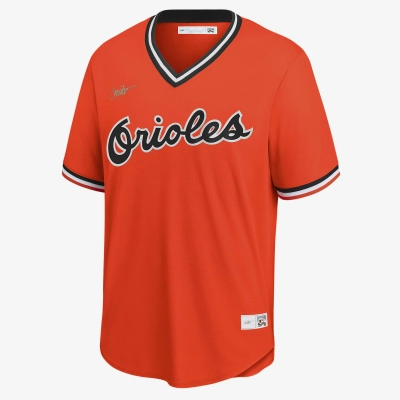 Men's Baltimore Orioles Cal Ripken Jr Orange Retro Alternate Replica Player Name Jersey 01
