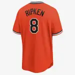 Men's Baltimore Orioles Cal Ripken Jr Orange Retro Alternate Replica Player Name Jersey