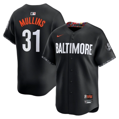 Men's Baltimore Orioles Cedric Mullins Black City Connect Replica Player Name Jersey 01