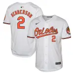 Men's Baltimore Orioles Gunnar Henderson White Home Elite Jersey