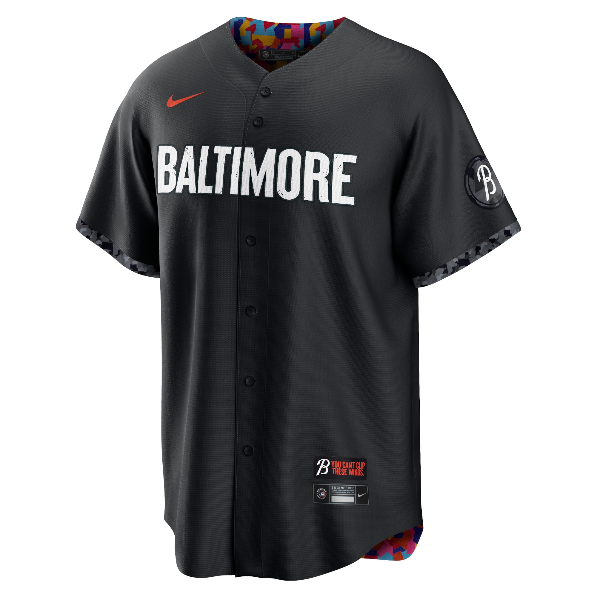 Men's Baltimore Orioles Ryan Mountcastle Black City Connect Replica Player Name Jersey