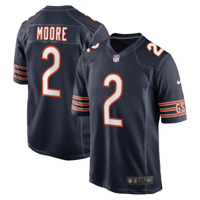 Men's Chicago Bears D.J. Moore Jersey 01