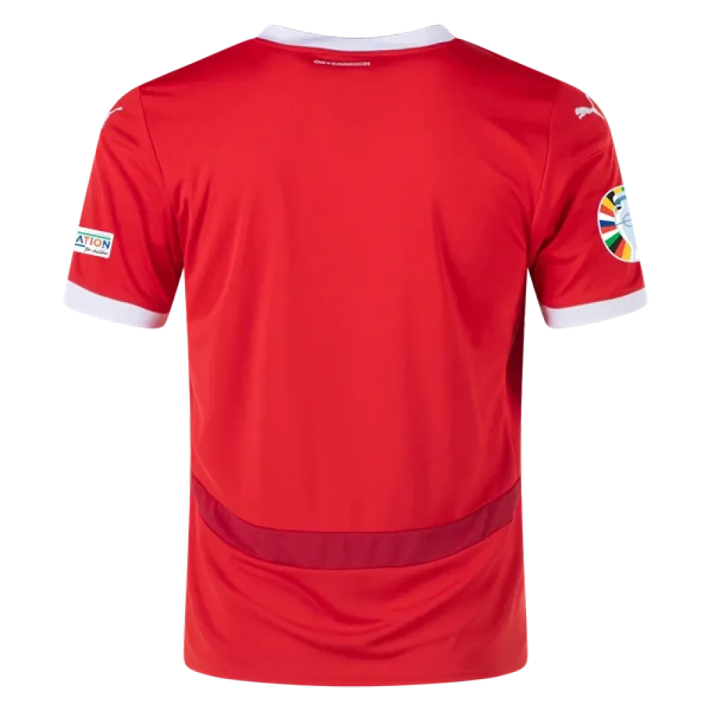 Austria 24/25 Home Euro Patch Jersey