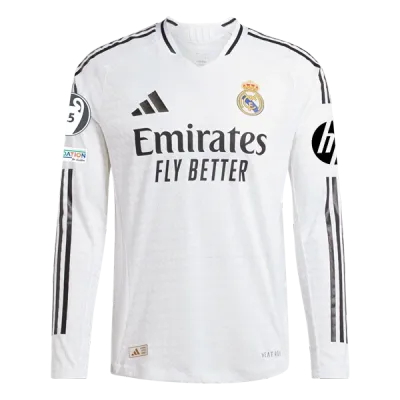 Brahim Díaz Real Madrid 24/25 Player Long Sleeve Home Jersey 02