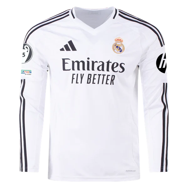 Brahim Díaz Real Madrid 24/25 Long Sleeve Home Jersey