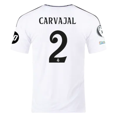 Dani Carvajal Real Madrid 24/25 Home Jersey 01