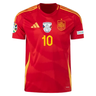 Dani Olmo Spain 24/25 Home Jersey 02
