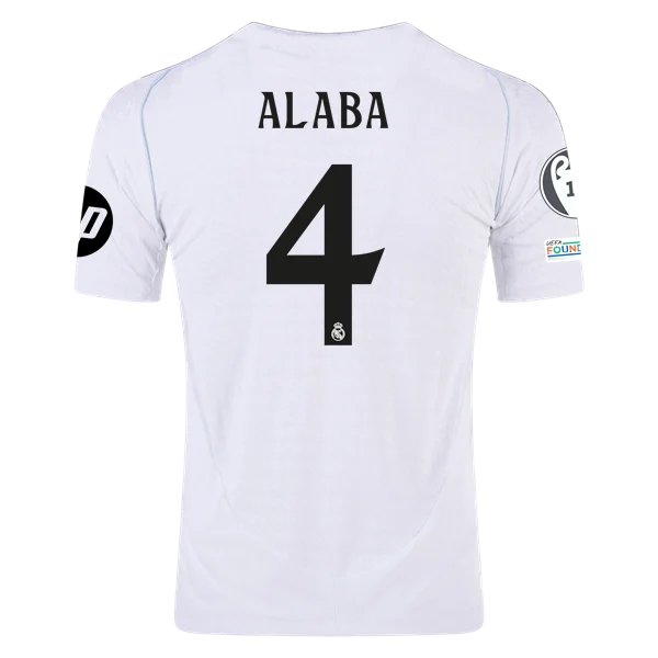 David Alaba Real Madrid 24/25 Player Home Jersey