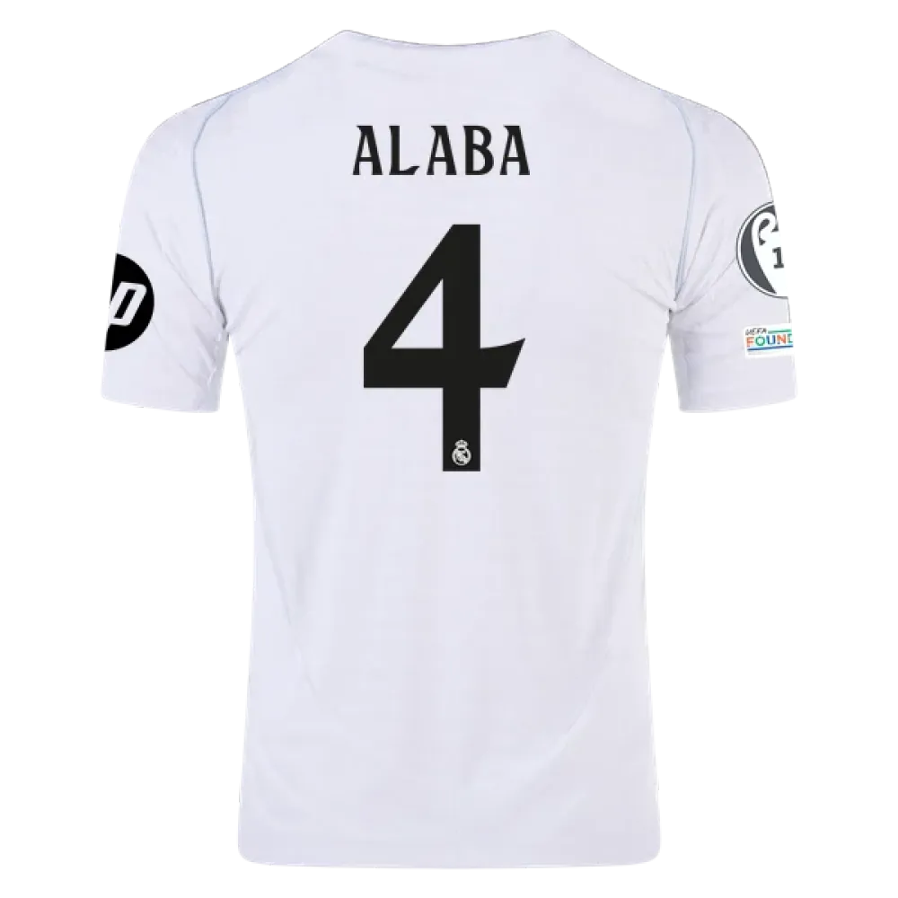David Alaba Real Madrid 24/25 Player Home Jersey