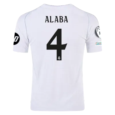 David Alaba Real Madrid 24/25 Player Home Jersey 01