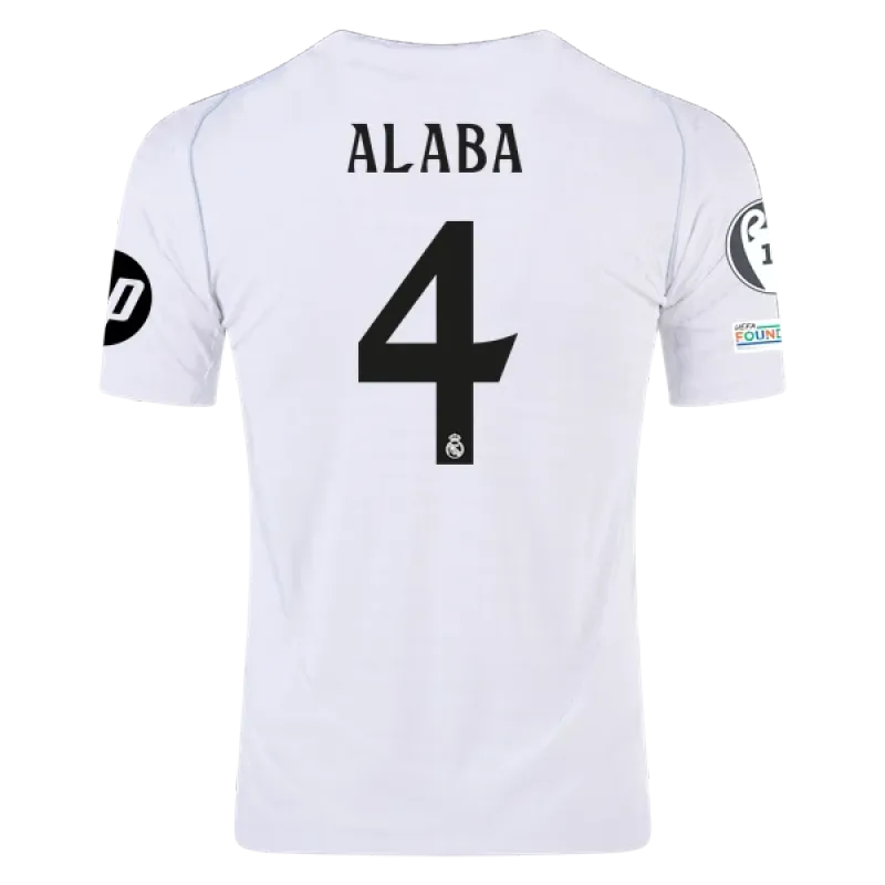 David Alaba Real Madrid 24/25 Player Home Jersey