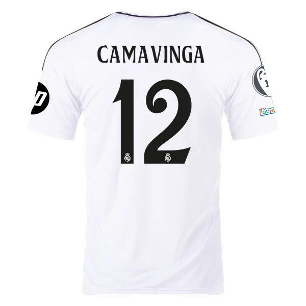 Eduardo Camavinga Real Madrid 24/25 Home Jersey