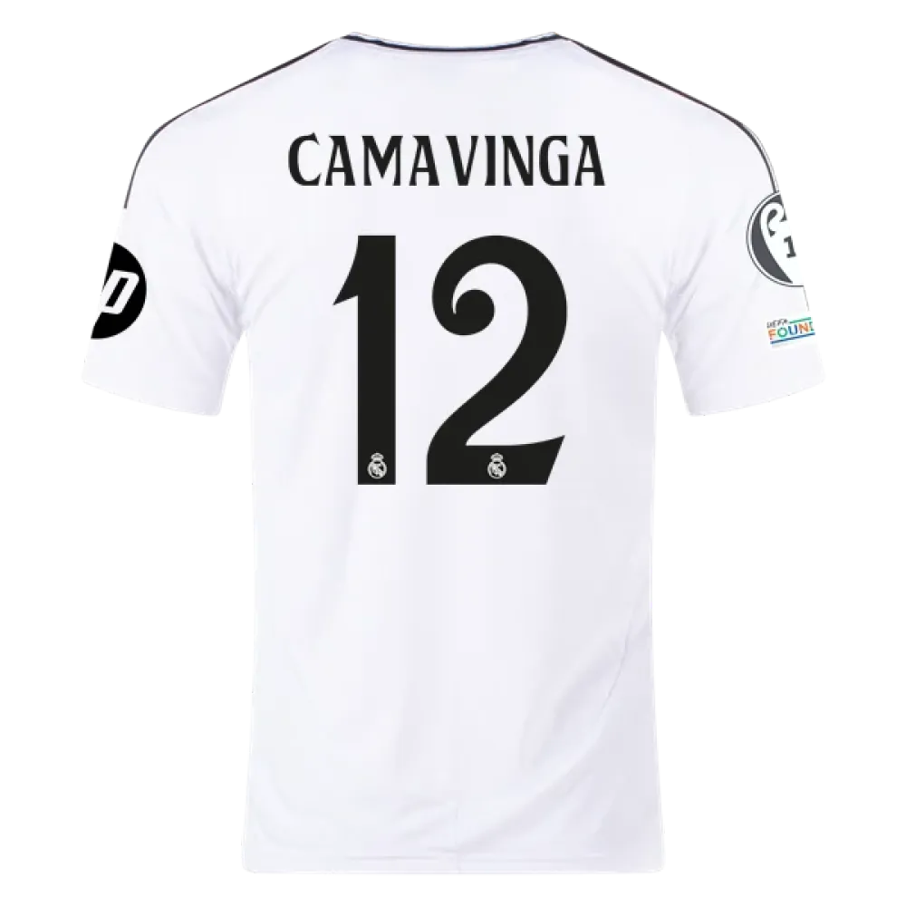 Eduardo Camavinga Real Madrid 24/25 Home Jersey