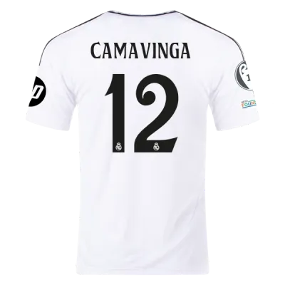 Eduardo Camavinga Real Madrid 24/25 Home Jersey 01