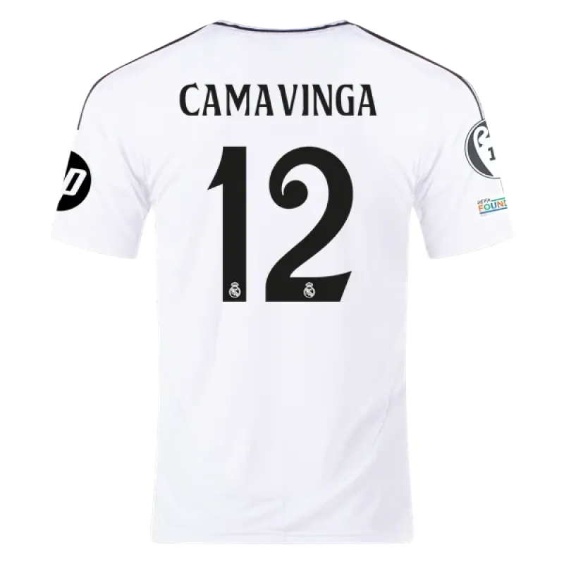 Eduardo Camavinga Real Madrid 24/25 Home Jersey