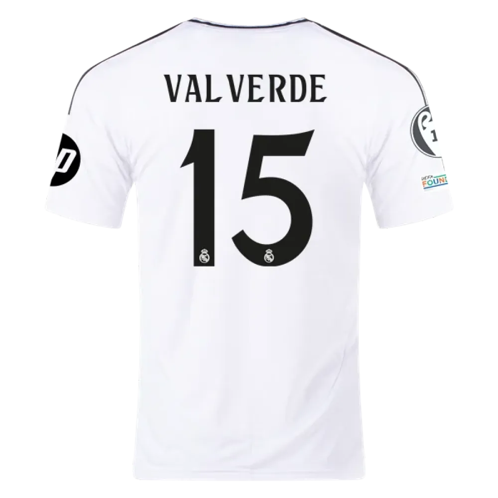 Federico Valverde Real Madrid 24/25 Home Jersey