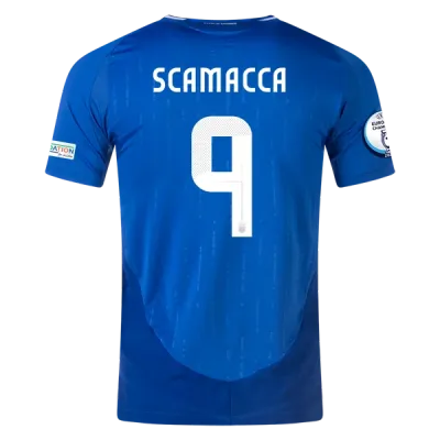 Gianluca Scamacca Italy 24/25 Player Home Jersey 01
