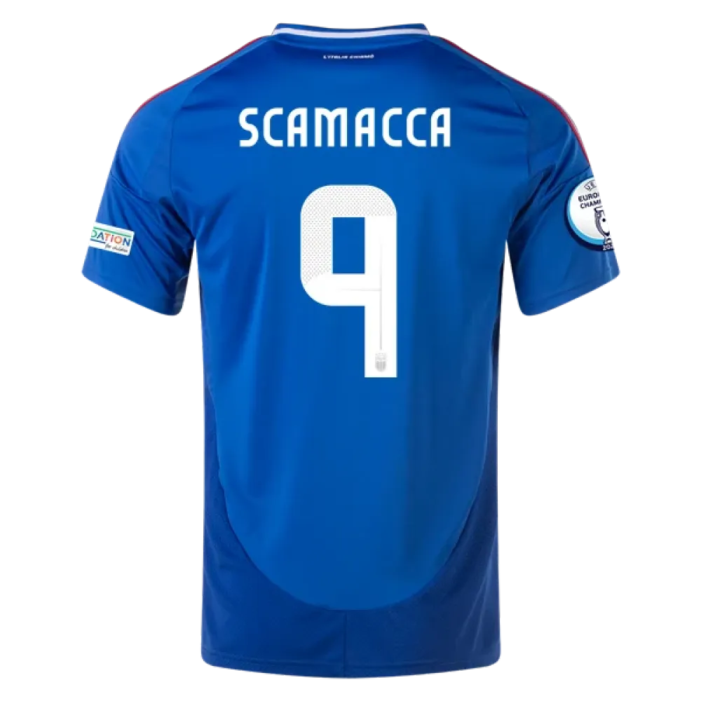 Gianluca Scamacca Italy 24/25 Home Jersey