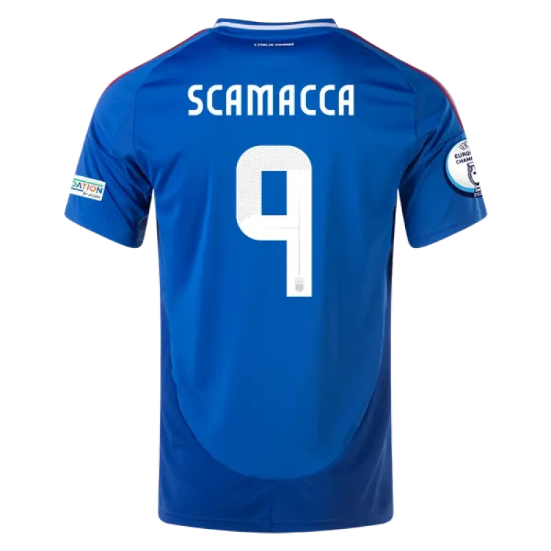 Gianluca Scamacca Italy 24/25 Home Jersey