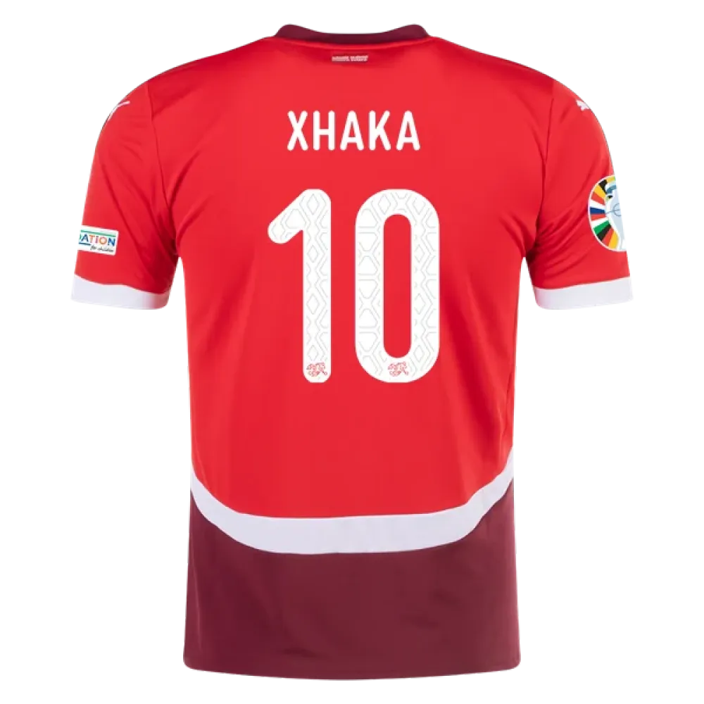 Granit Xhaka Switzerland 24/25 Home Jersey