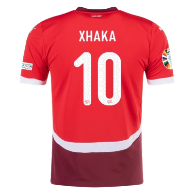Granit Xhaka Switzerland 24/25 Home Jersey 01