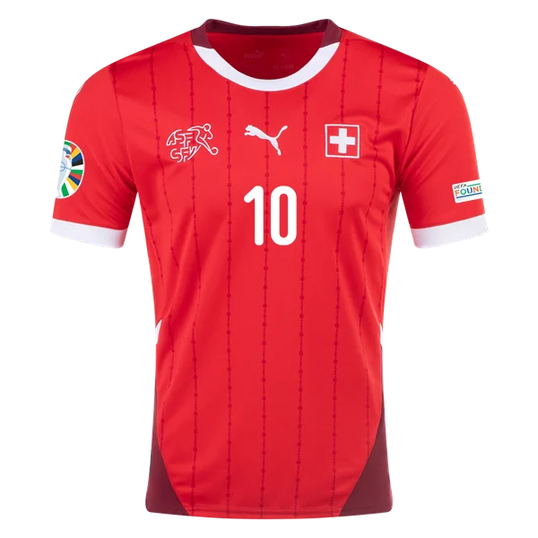 Granit Xhaka Switzerland 24/25 Home Jersey