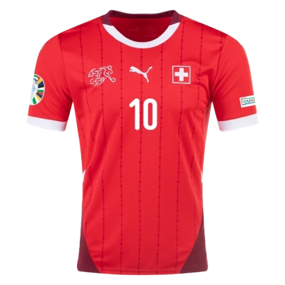 Granit Xhaka Switzerland 24/25 Home Jersey 02