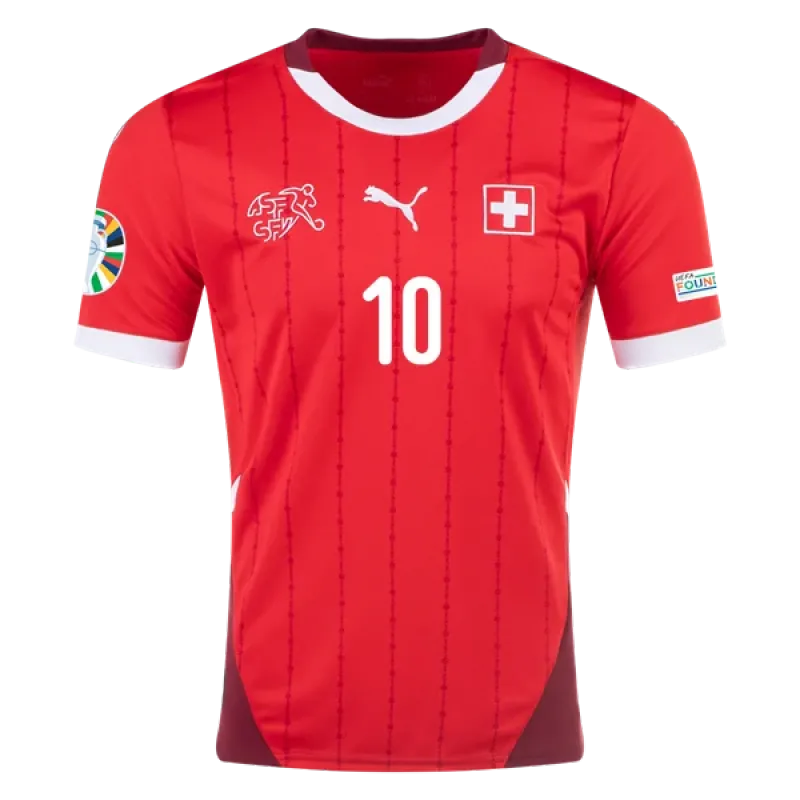 Granit Xhaka Switzerland 24/25 Home Jersey
