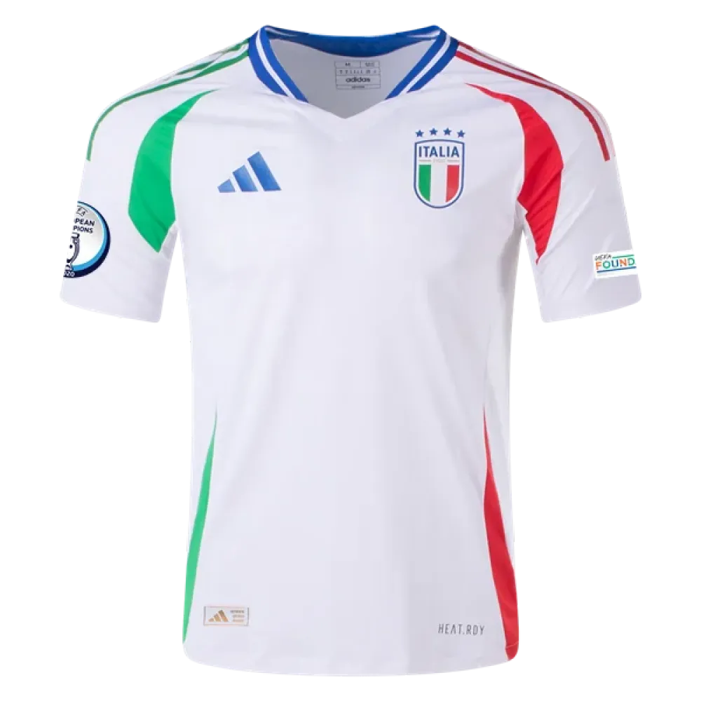 Italy 24/25 Player Away Euro Patch Jersey