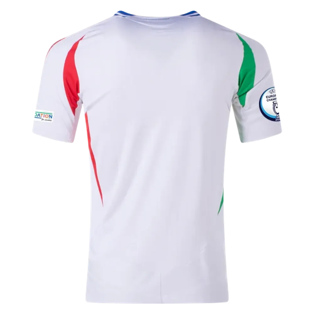 Italy 24/25 Player Away Euro Patch Jersey