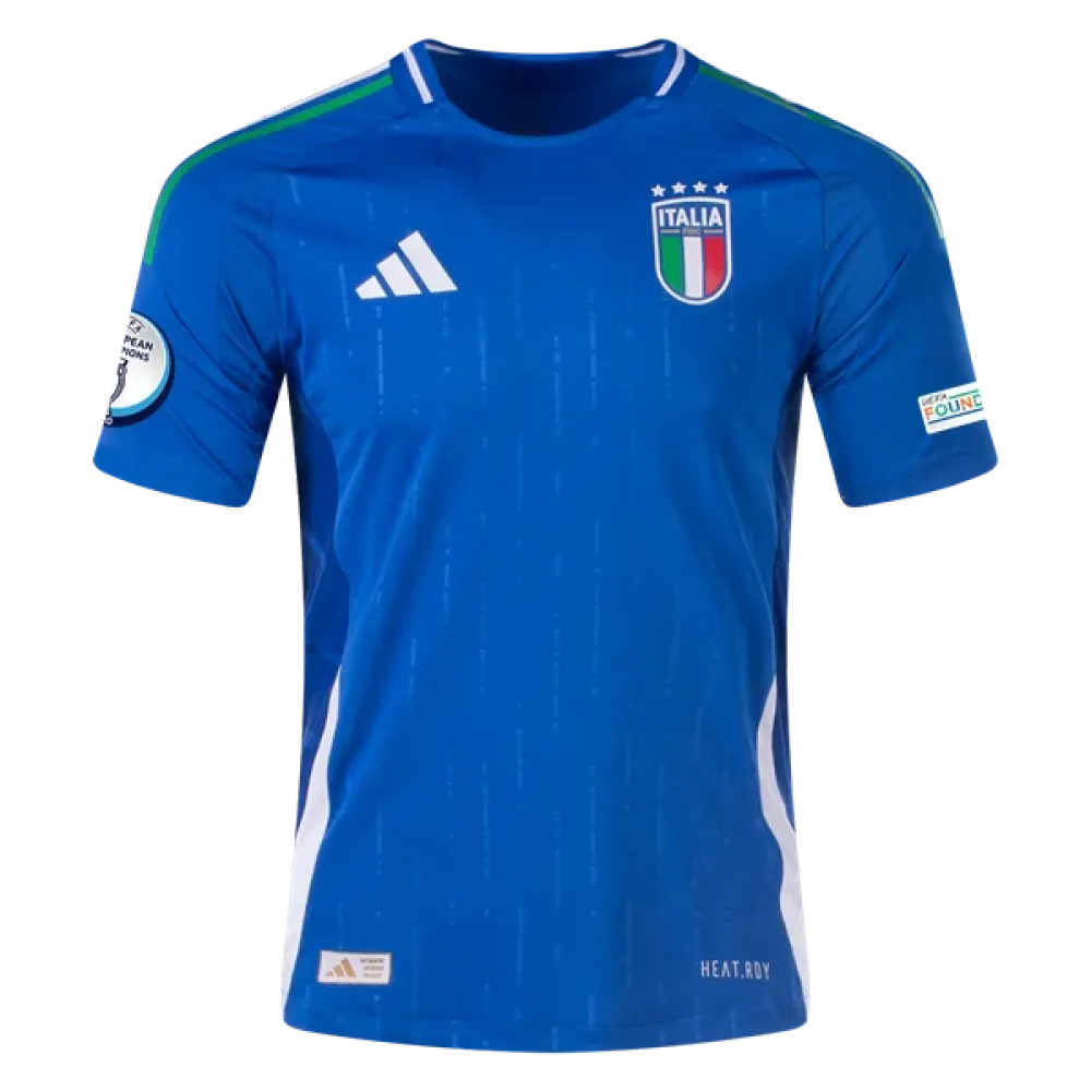 Italy 24/25 Player Home Euro Patch Jersey