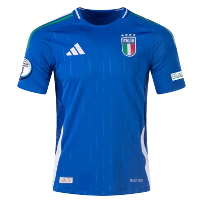 Italy 24/25 Player Home Euro Patch Jersey 01