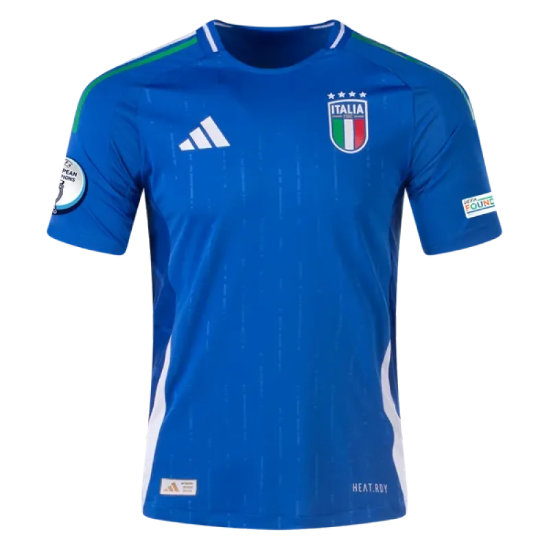 Italy 24/25 Player Home Euro Patch Jersey