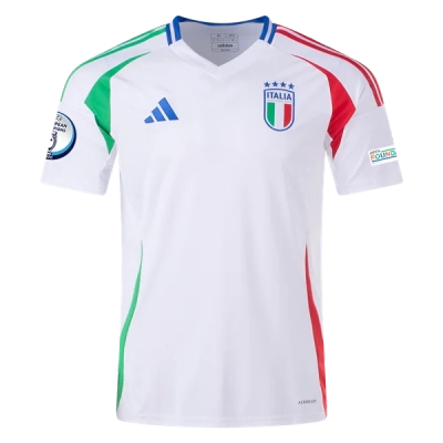 Italy 24/25 Away Euro Patch Jersey 01