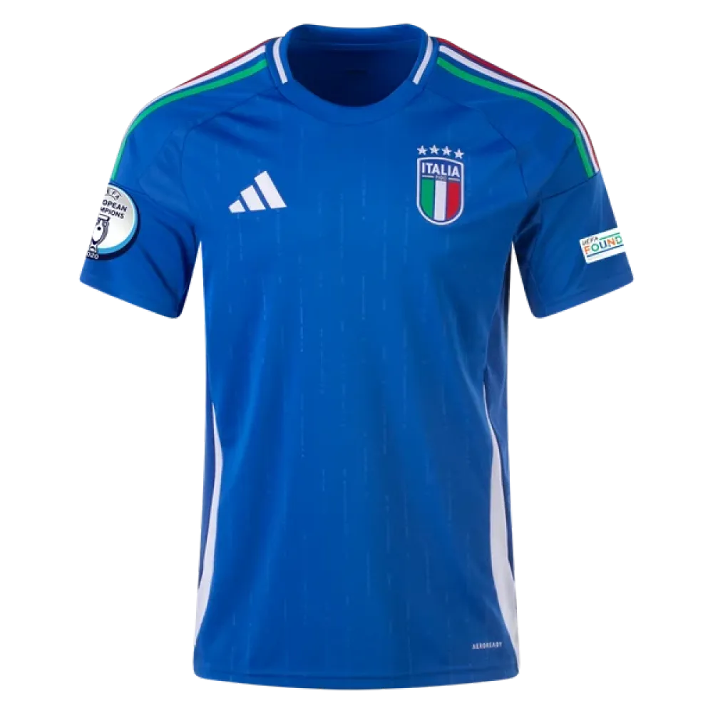 Italy 24/25 Home Euro Patch Jersey