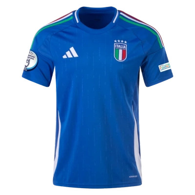 Italy 24/25 Home Euro Patch Jersey 01