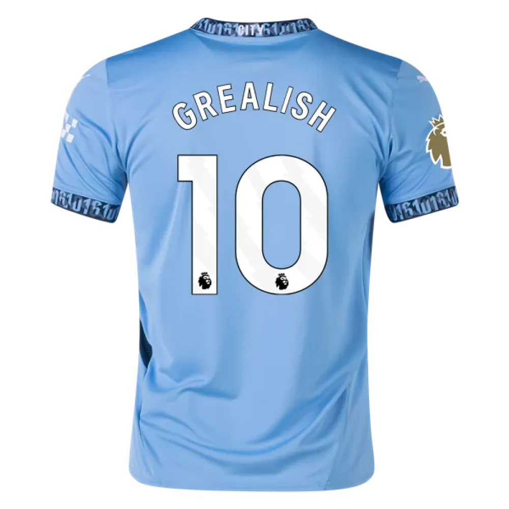 Men's Replica Grealish Manchester City Home Jersey 24/25