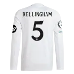 Jude Bellingham Real Madrid 24/25 Player Long Sleeve Home Jersey