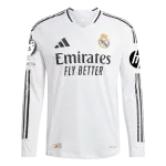 Kylian Mbappé Real Madrid 24/25 Player Long Sleeve Home Jersey