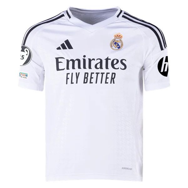 Kylian Mbappé Real Madrid 24/25 Youth Home Jersey