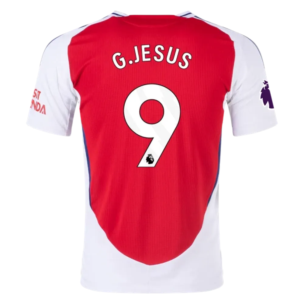 Men's Player G. Jesus Arsenal Home Jersey 24/25