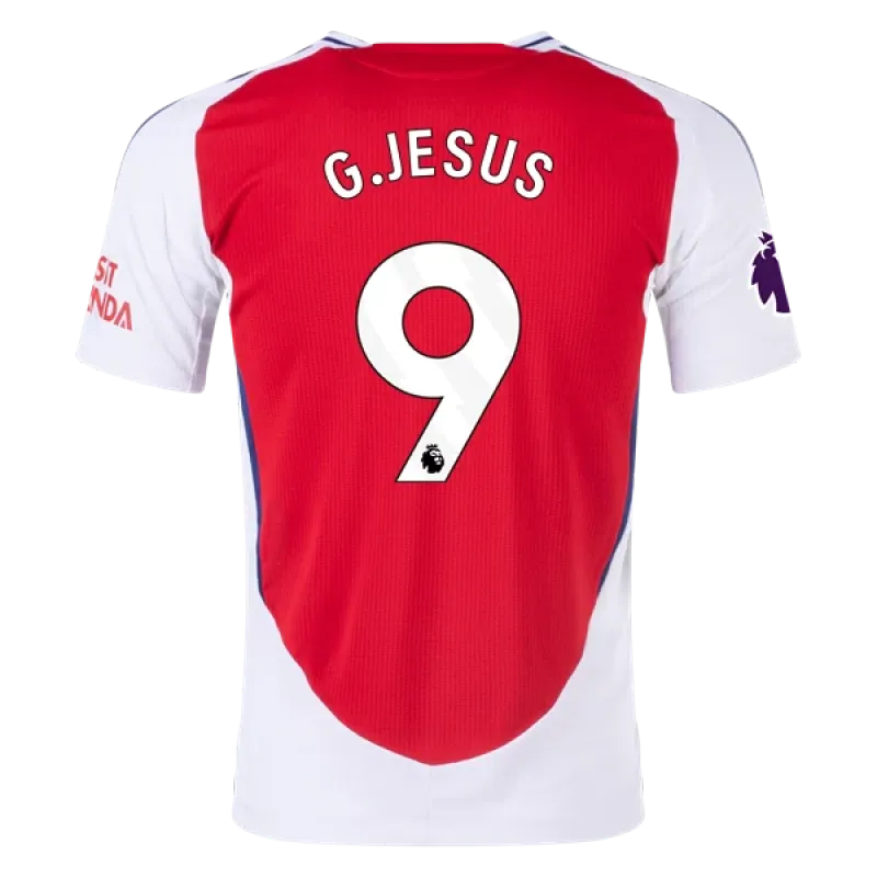 Men's Player G. Jesus Arsenal Home Jersey 24/25