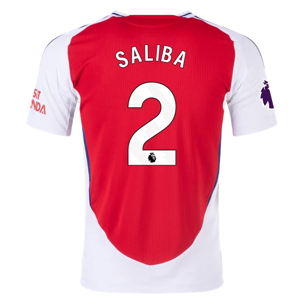 Men's Player Saliba Arsenal Home Jersey 24/25